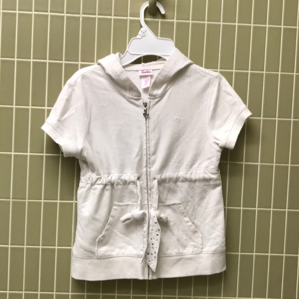 Girls Short Sleeve Hoodie